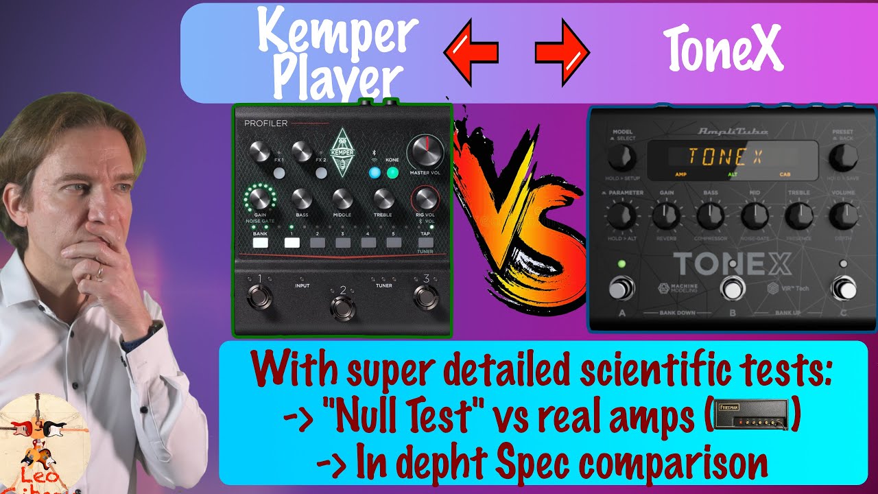 Kemper Player vs ToneX Pedal: the definitive comparison (Scientific Tone Comparison vs tube amp)