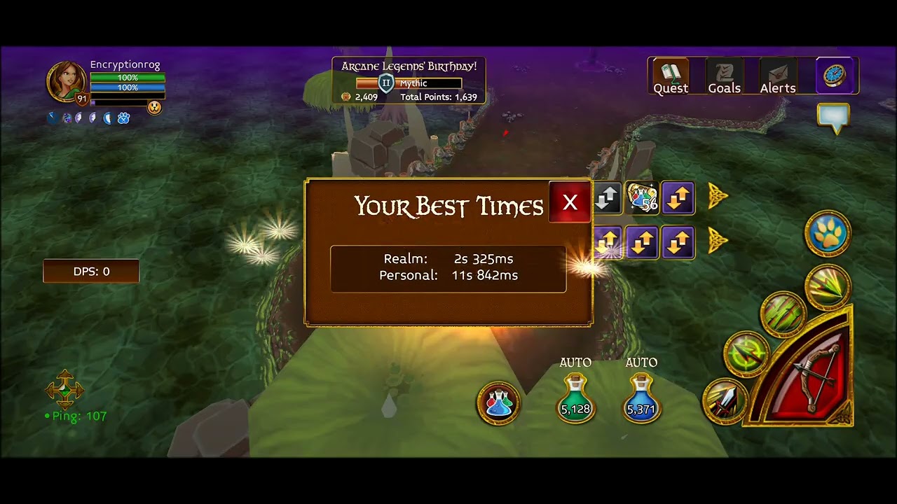 Arcane Legends 900Mil Damage 7s Rogue