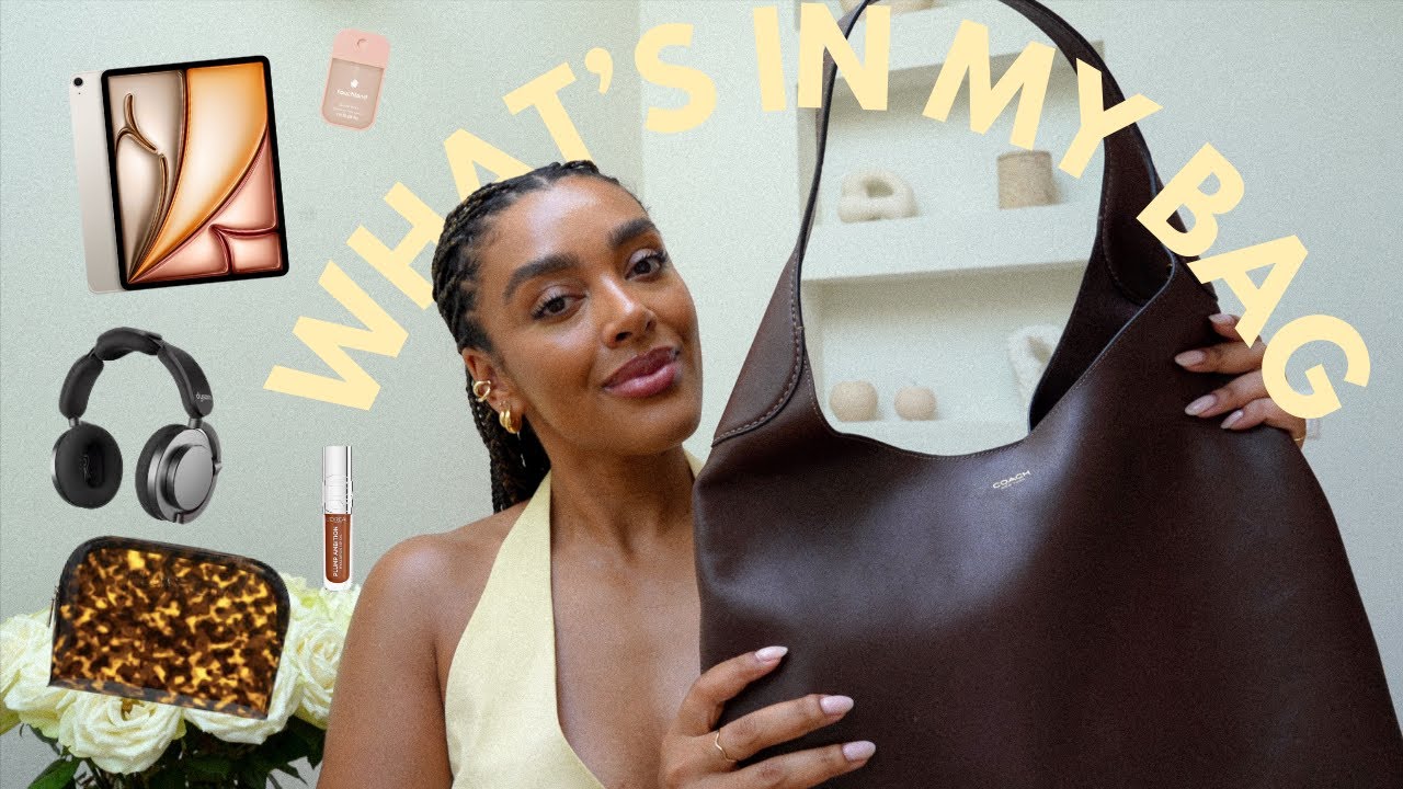 What’s In My Work Bag 2025 | COACH Brooklyn 39 + Office Essentials