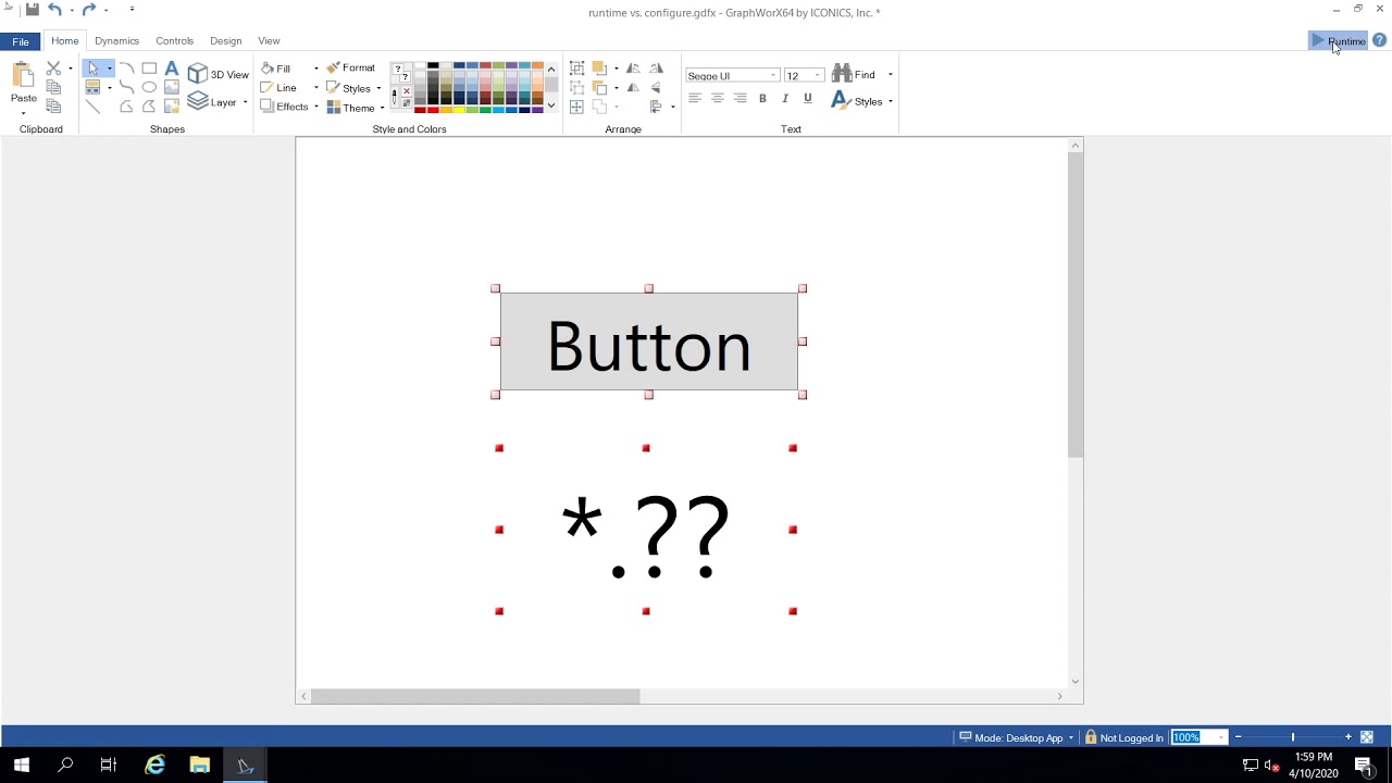 Iconics GraphWorx Basic 1 GraphWorx Getting Started