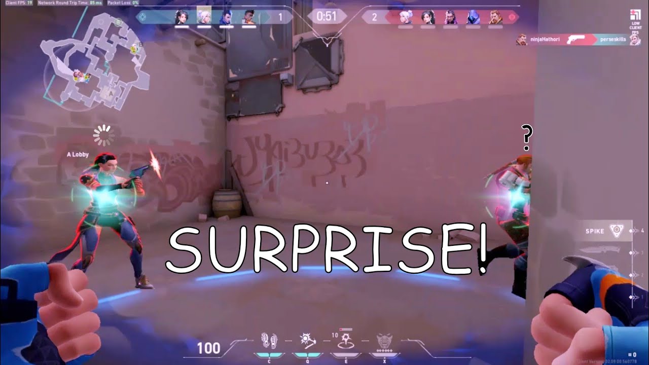 Surprising from behind w/ YORU | Valorant | Opteryx