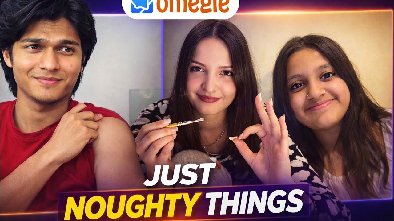 Just Noughty Things With Girls🫦 On Monkey Chat || Crezy Girls || @prankurv123 