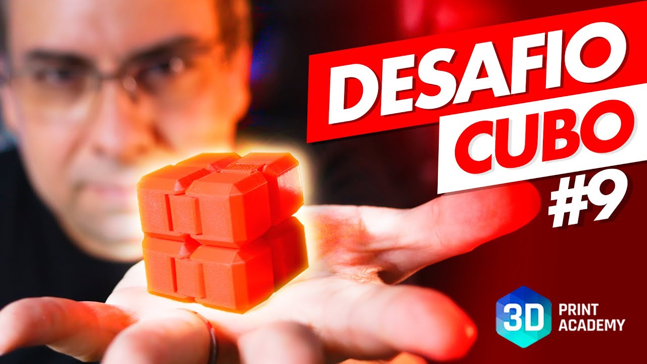 DESAFIO DE IMPRESSÃO 3D #9: Cubo Articulado... VAI ENCARAR?