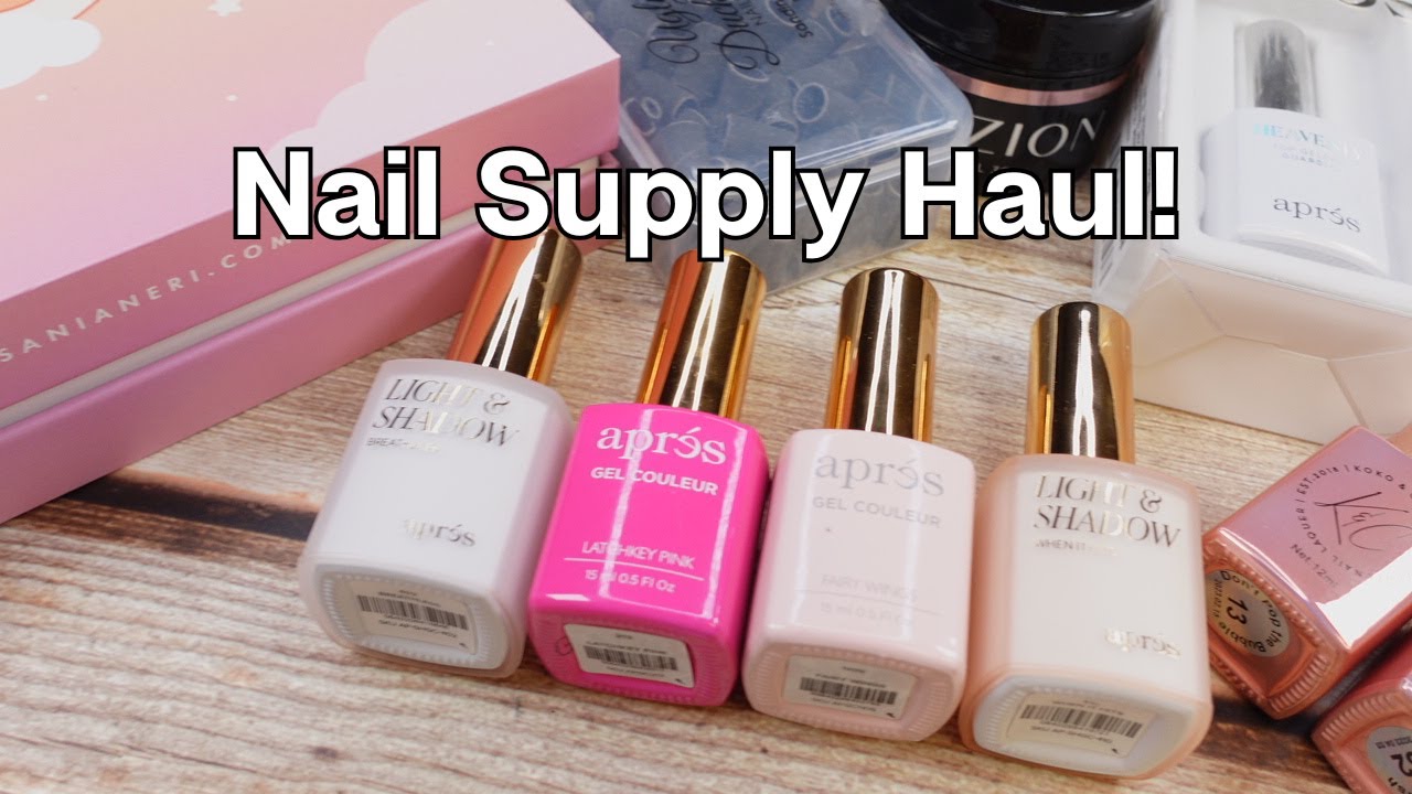 Nail supply Haul - CNS, Nail Techniques, Temu & More