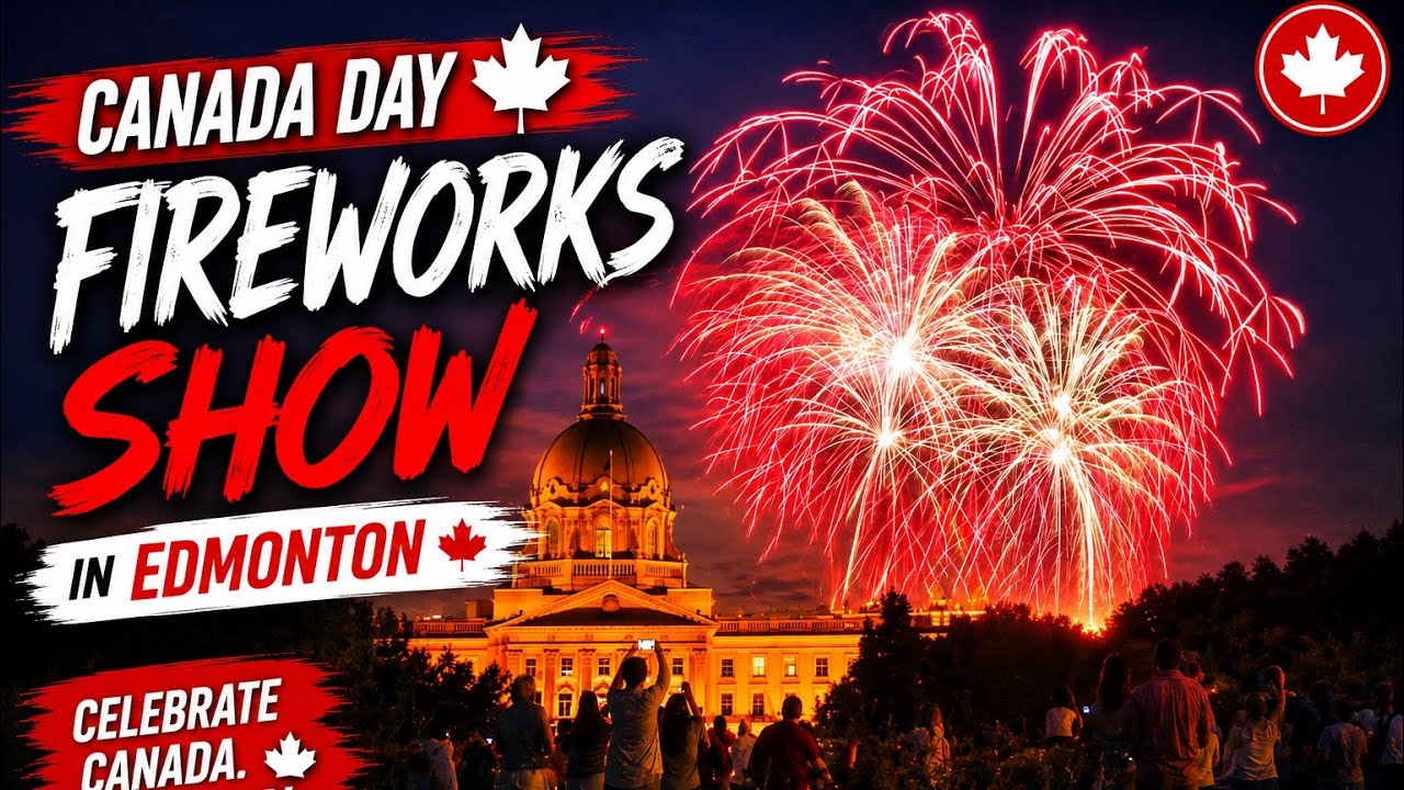 Canada Day Fireworks 2026 Edmonton | Full Fireworks Show | Alberta Legislature