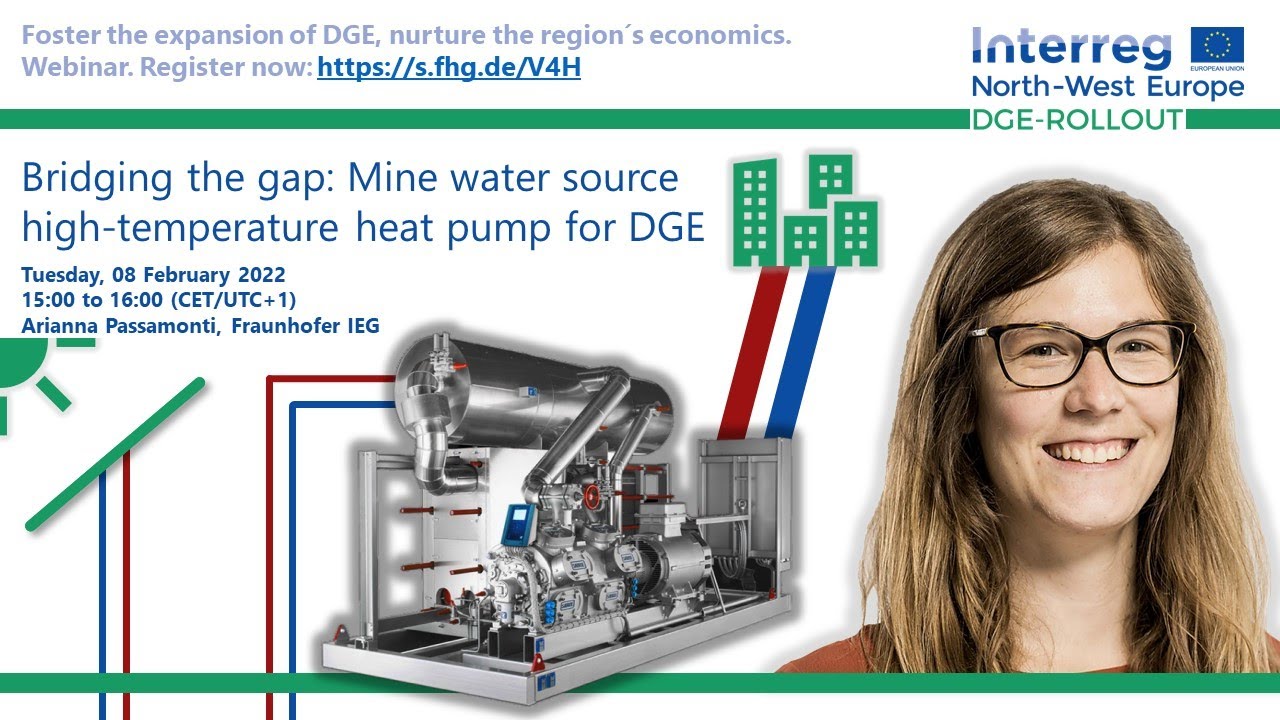 Bridging the gap The Use of Mine water source high temperature heat pump for DGE