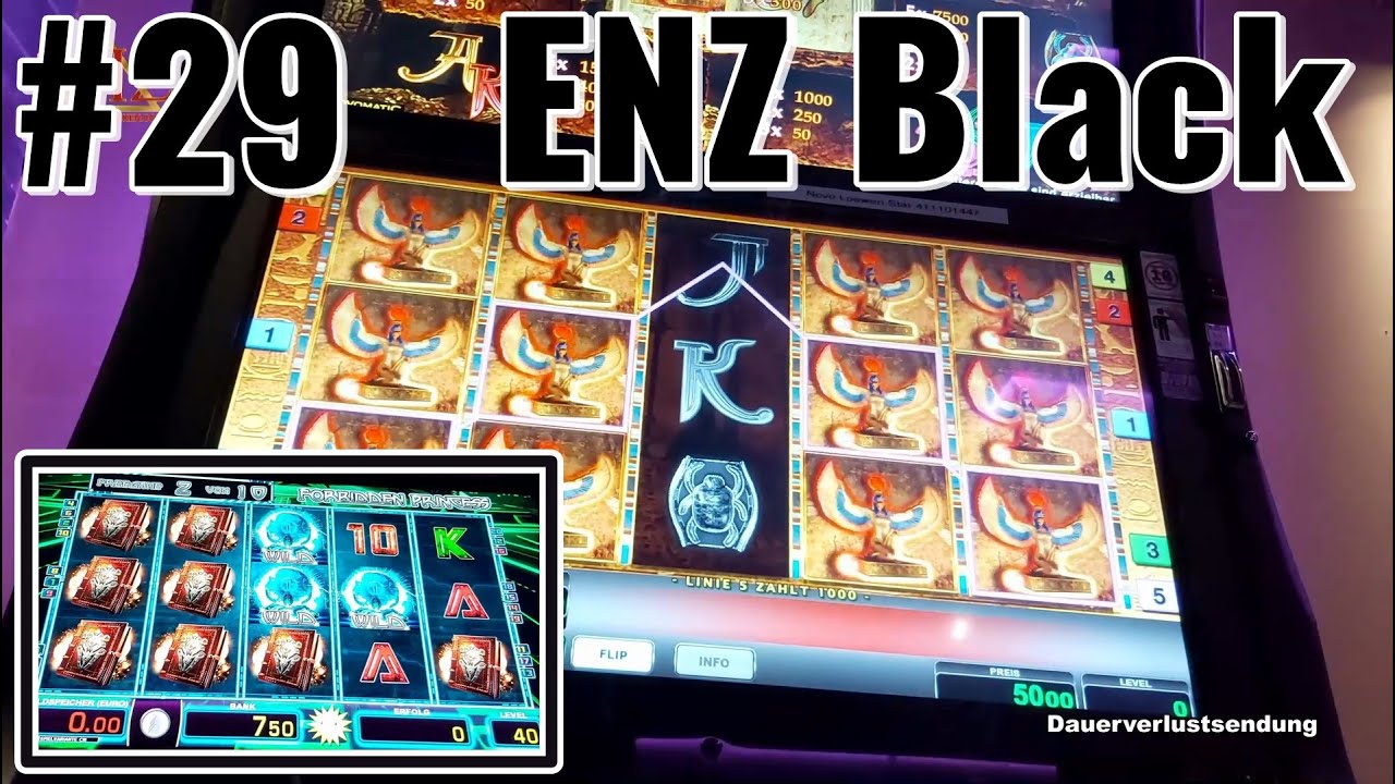 ENZ Black ⚫29 - Merkur & Novoline🎰 Freispiele + Bilder 💫gemixt