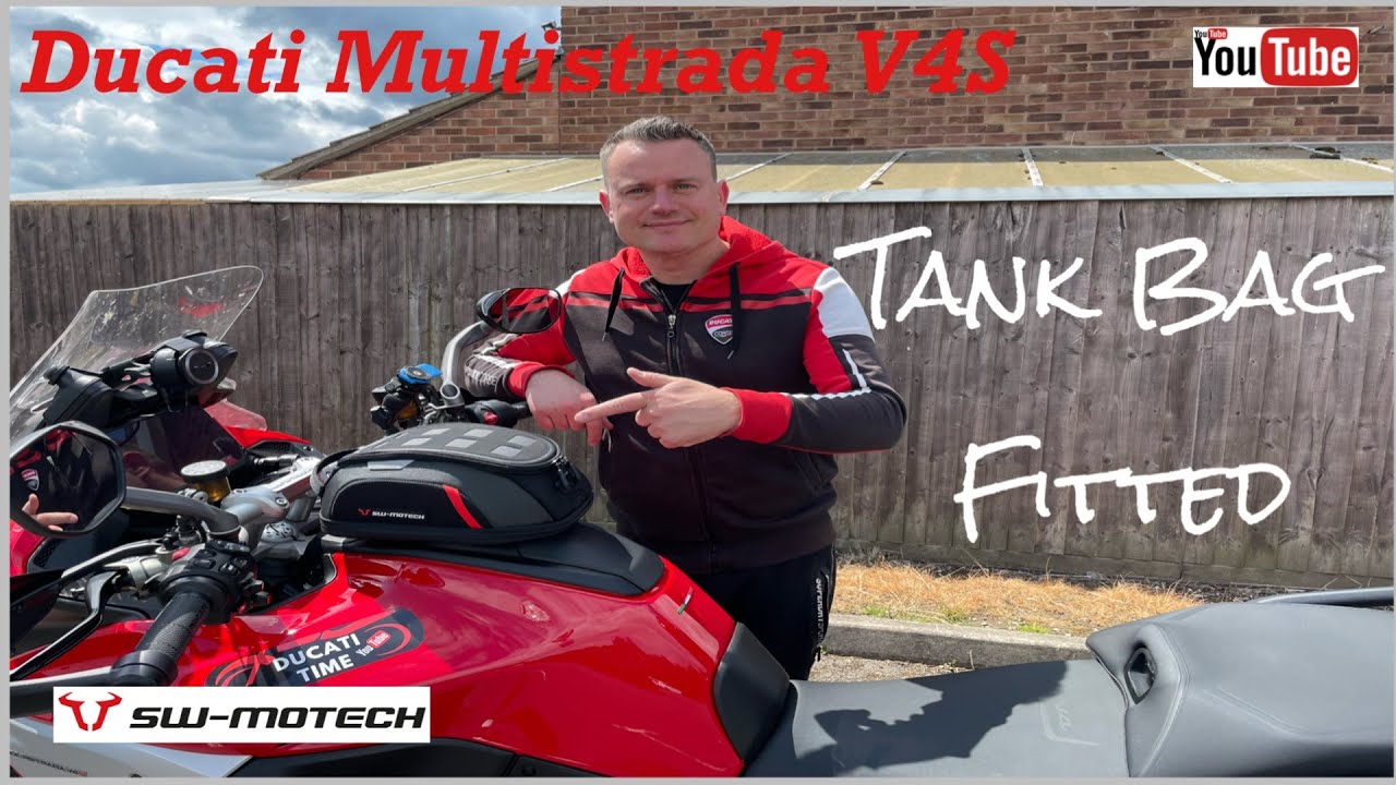 Ducati Multistrada V4.. BEST TANK BAG FITTED