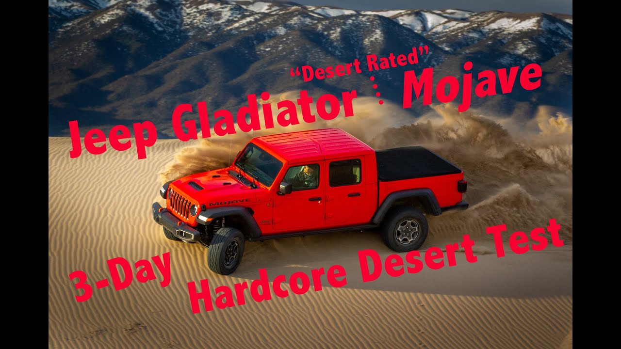 Испытание Jeep Gladiator в пустыне Мохаве: выдержал ли он?