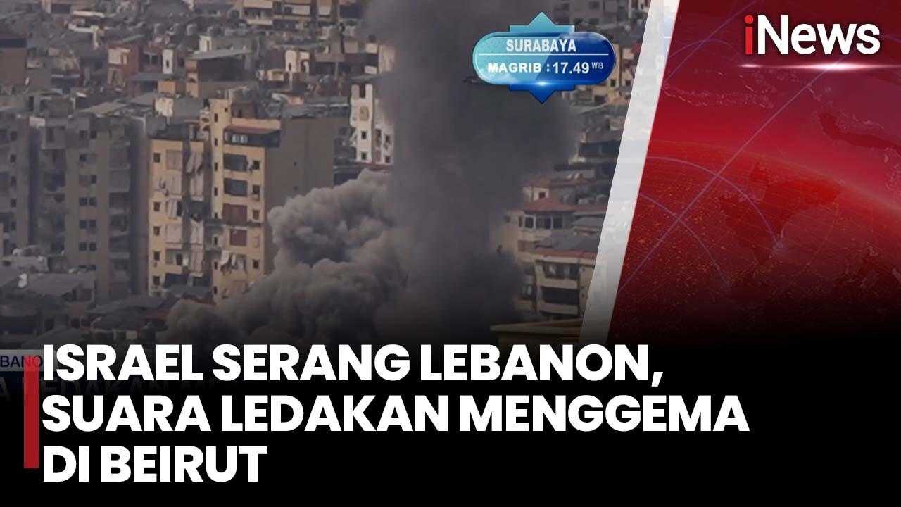 Israel Serang Lebanon, Suara Ledakan Menggema di Beirut | iNews Sore 7/3