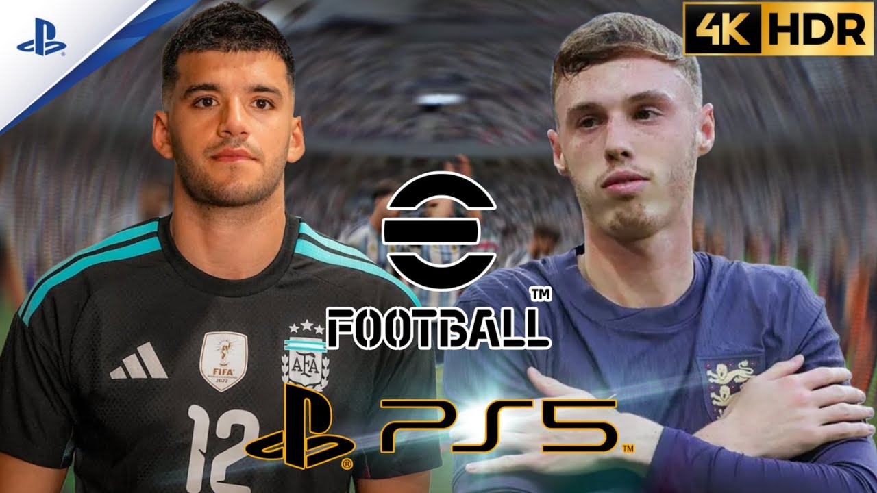 Argentina vs. Inglaterra | eFootball 2026, Gameplay PS5 4K HDR 60 FPS