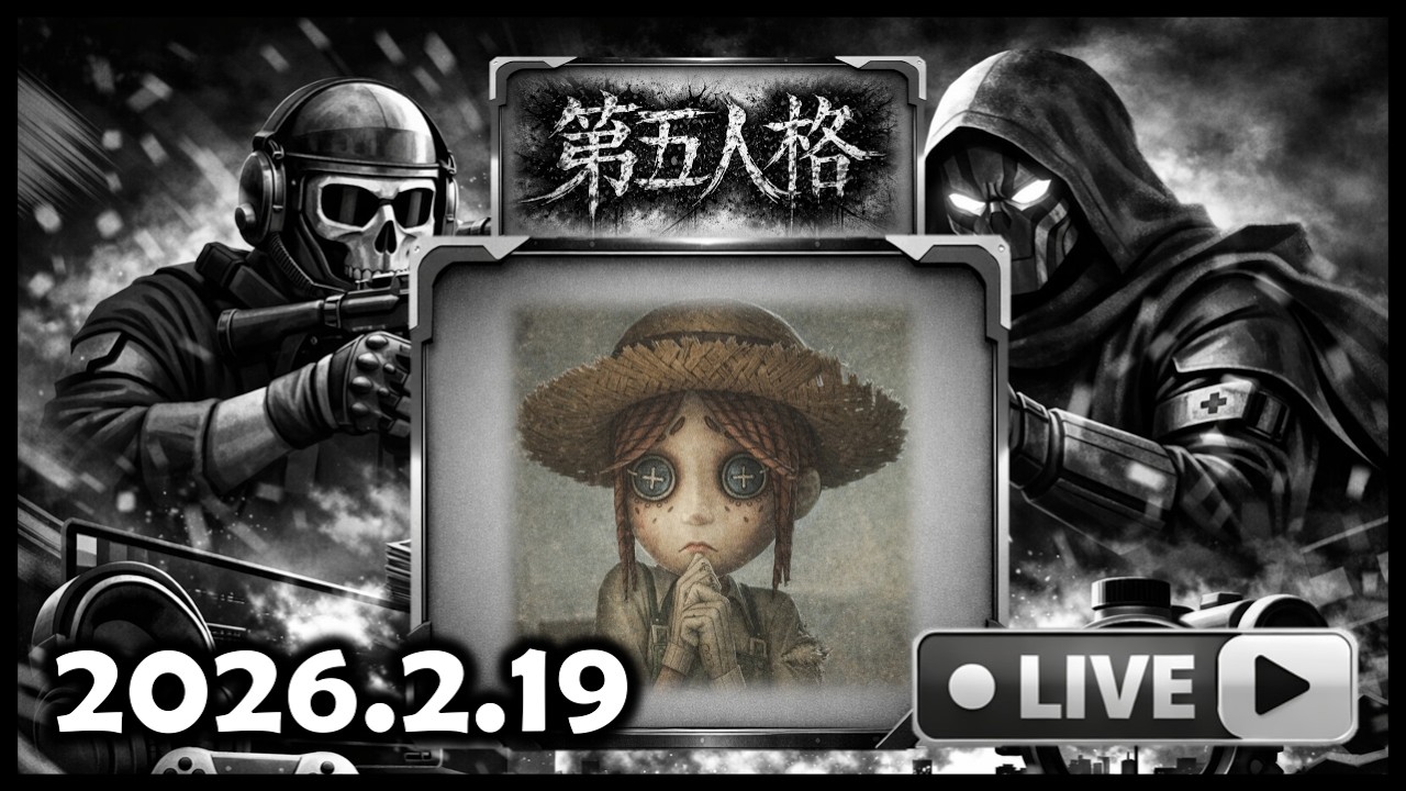 【第五人格】2026.2.19 輕鬆排位邊聊邊打｜觀眾一起衝排名🏡🎮（歡迎加入🎉） #27