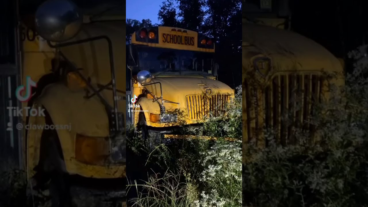 MY OLD SCHOOL BUS IS ABANDONED!!