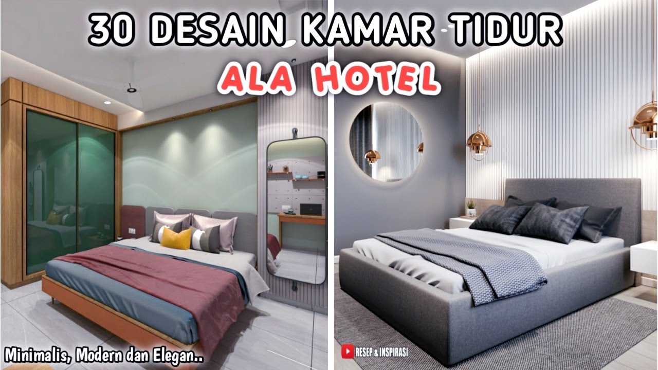 30 DESAIN KAMAR TIDUR ALA HOTEL | LINK PEMBELIAN PRODUK ADA DI DESKRIPSI