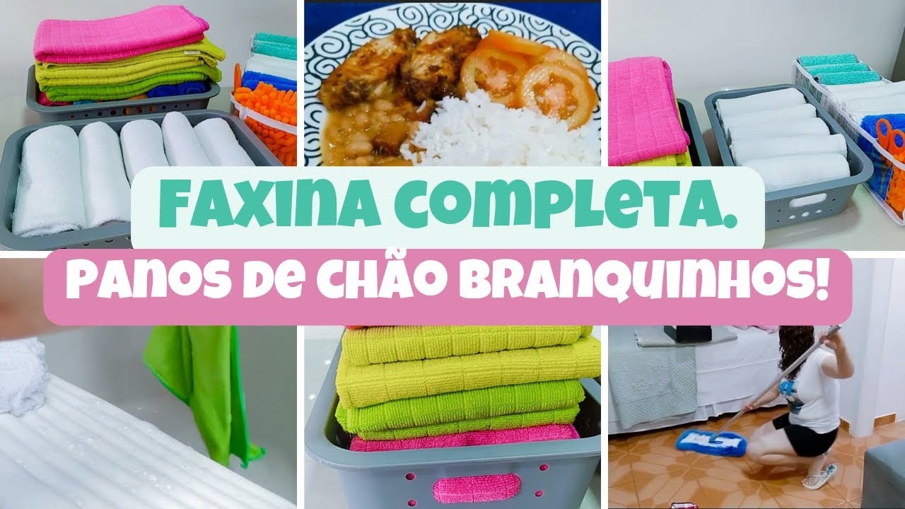 LIMPEZA E ORGANIZAÇÃO| COMO LAVAR PANOS DE LIMPEZA| ROTINA DE CASA| FAXINA E ORGANIZAÇÃO ✨