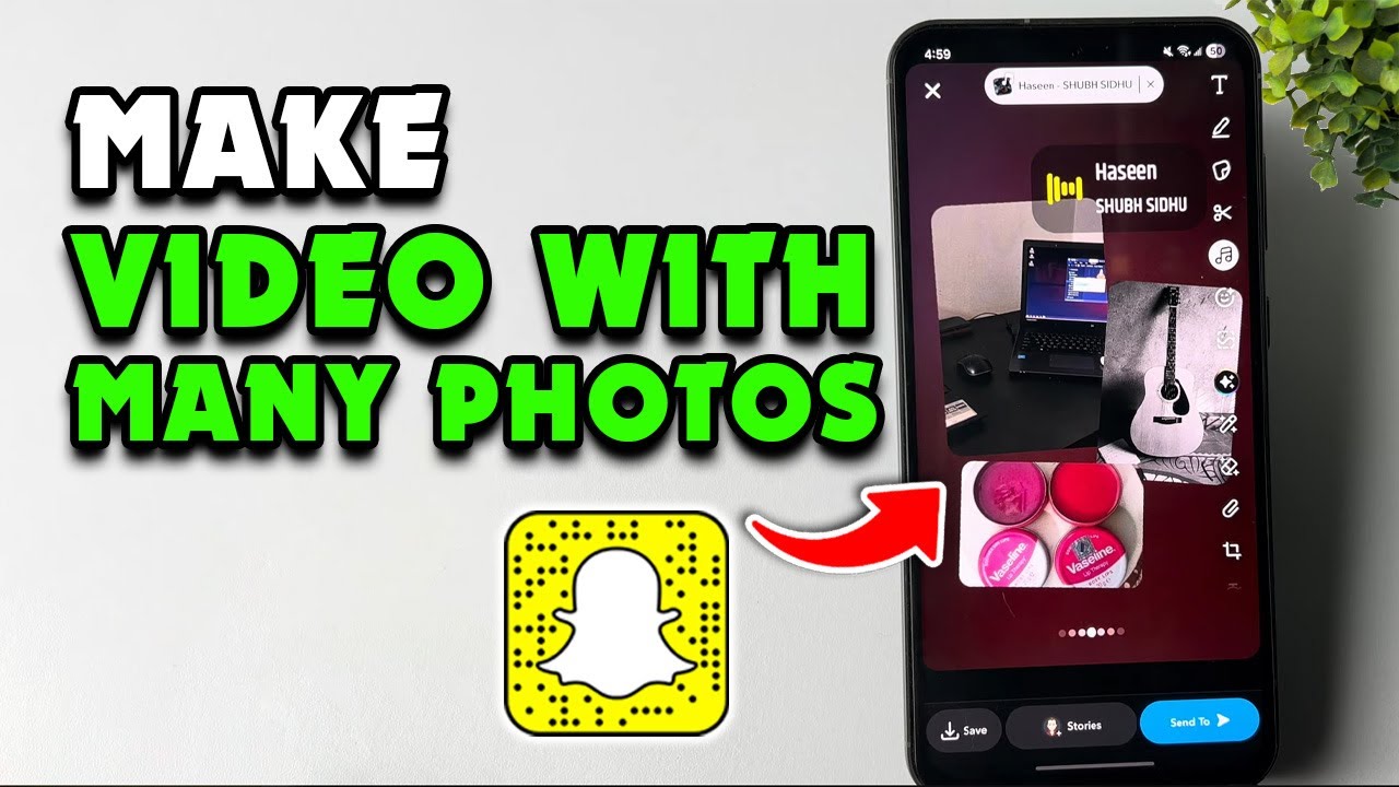 Как снять видео в Snapchat с большим количеством фотографий