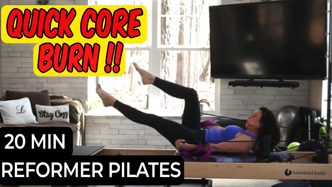 20-Min Pilates Reformer Core Workout | Quick & Effective