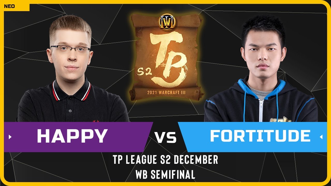 WC3 - [UD] Happy vs Fortitude [HU] - WB Semifinal - TP League S2 Monthly 4
