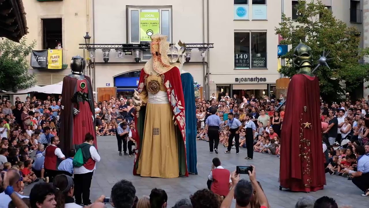 Ball dels Gegants de La Pedrera - Convidada dels Gegants de Granollers (31/8/2019)