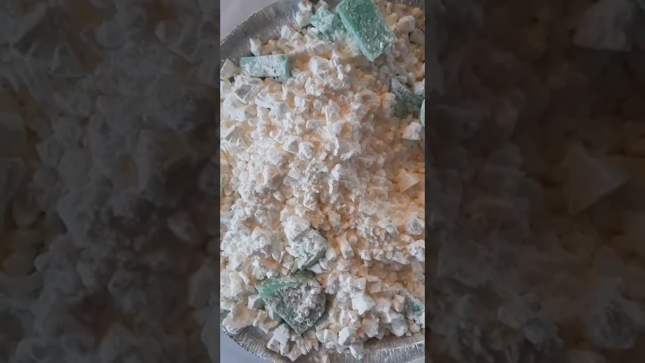 Cornstarch with Irish spring pieces