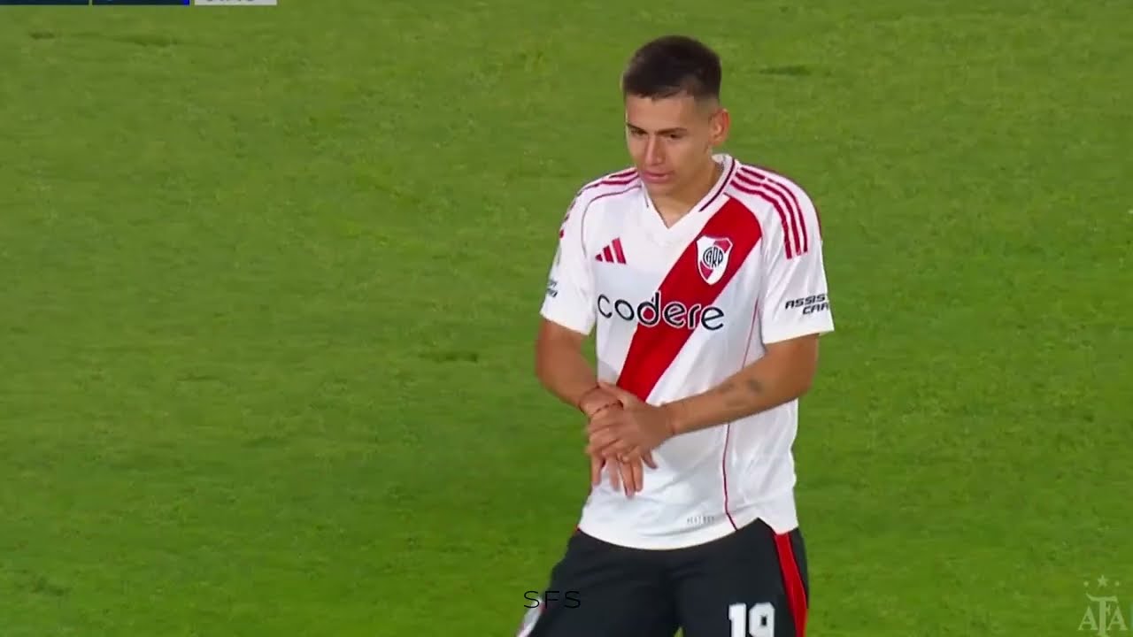 Claudio Echeverri vs Rosario Central 1🅰️  08/12/2024 1080i HD