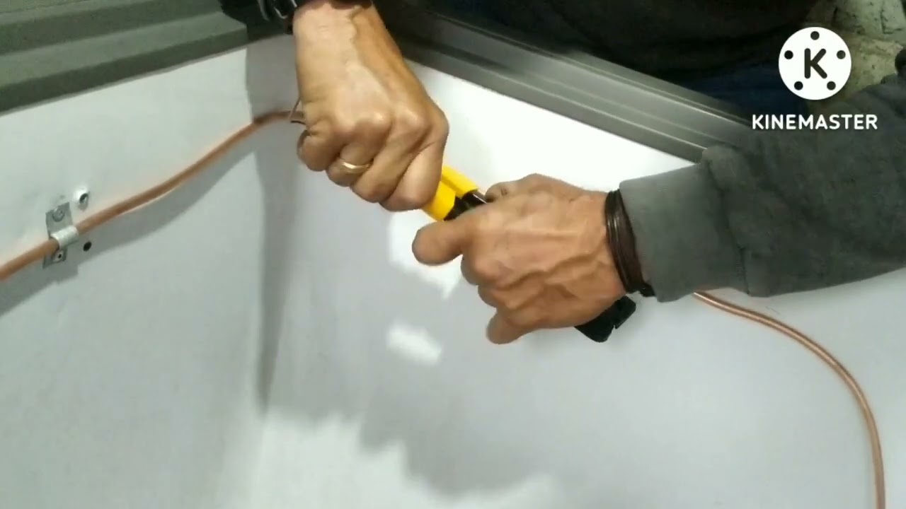 Como Fazer Tubulação  de Cobre em Freezer