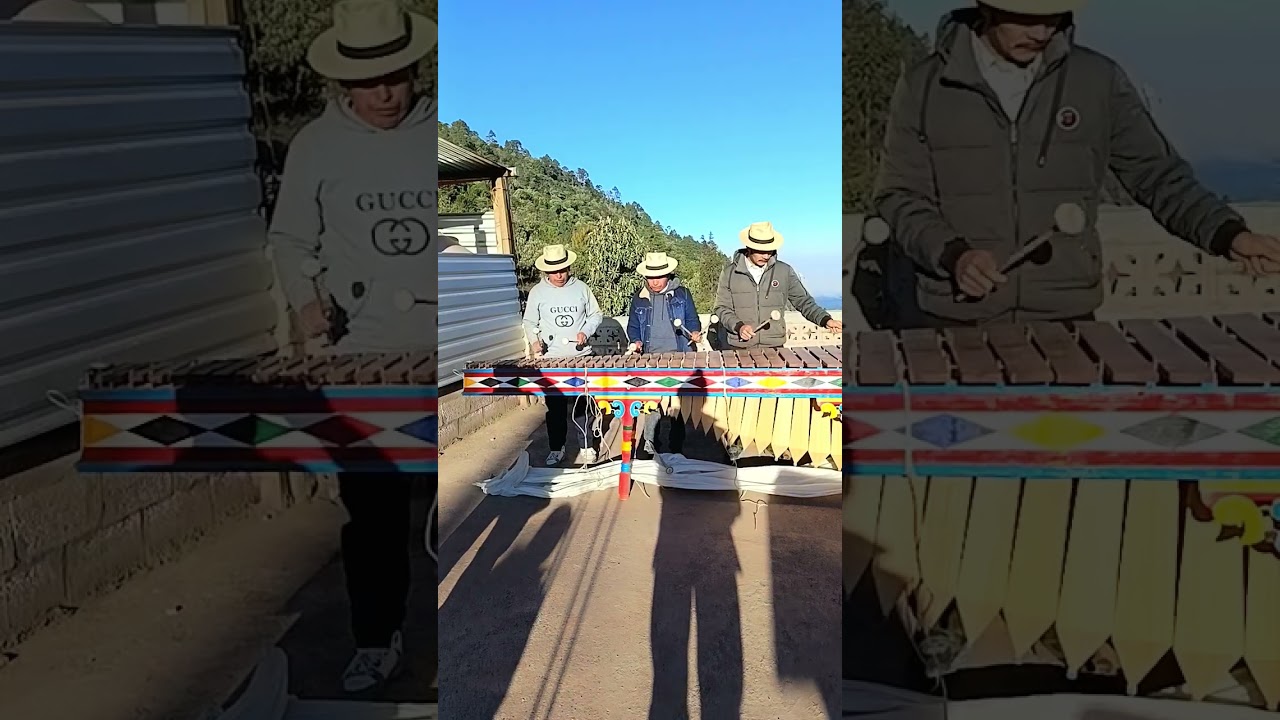 Marimbistas de San Sebastián H. Pueblo Maya Mam. 