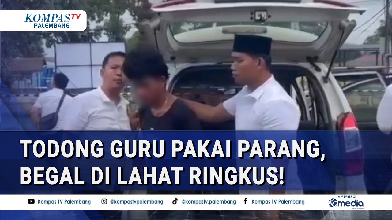 Aksi Viral Todong Guru Pakai Parang, Dua Begal Tak Berkutik Diringkus Polisi