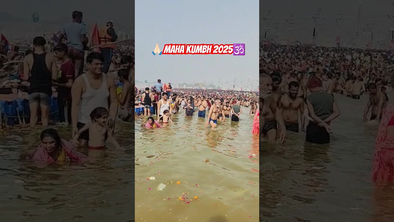 World Largest Spiritual Gathering in Mahakumbh 🔱 #shorts #prayagraj #mahakumbh2025 #hinduism #kumbh