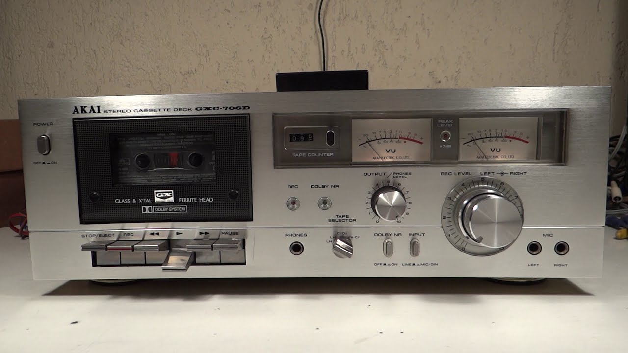 DECK TAPE PLAYER CASETERA AKAI GXC-706D JAPAN 1978 ABBA