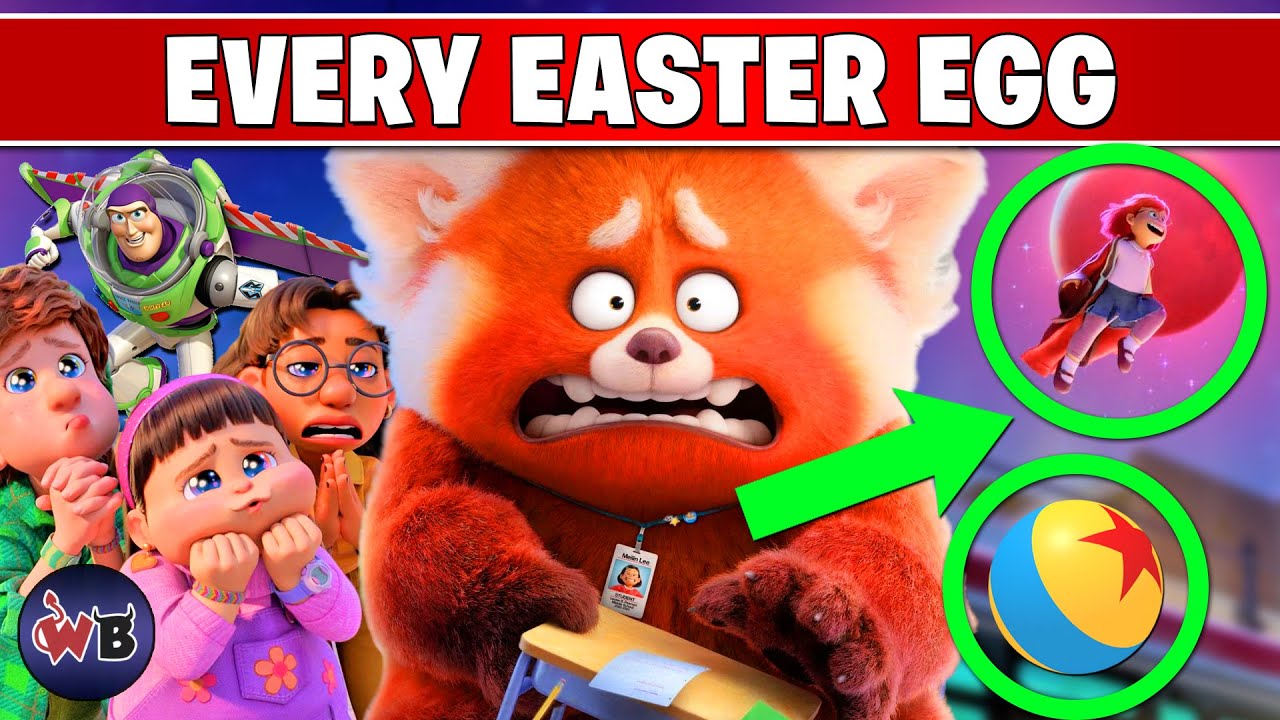 We Found EVERY Easter Egg in Pixar's TURNING RED (Easter Eggs, Secrets & References!)