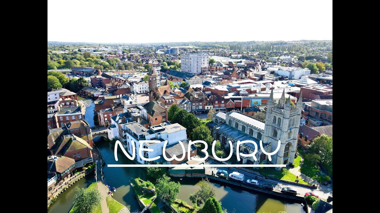 The Beauty of Newbury from the Air | 4K Cinematic Drone | England, UK