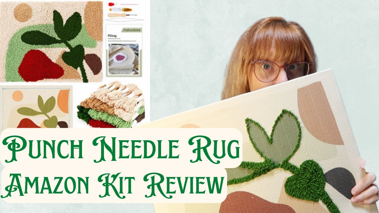 Amazon Punch Needle Rug Kit Review | Amazon Reviews | Craft With Me