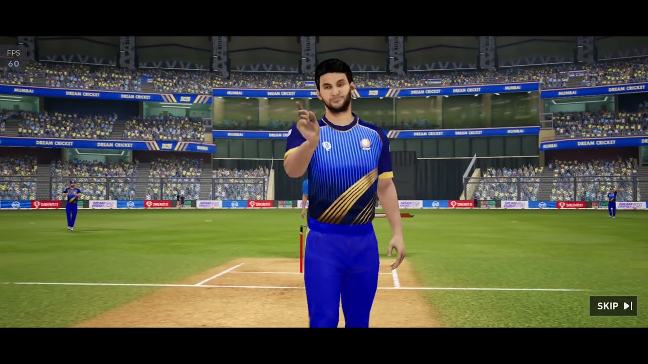 Dream cricket 25 six hitting tutorial 🏏 And  win Mumbai Indians in Bolt batsman and wicket 💥
