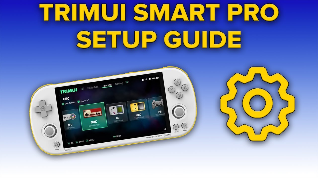 TrimUI Smart Pro Starter Setup Guide (Firmware, Roms, Tweaks)