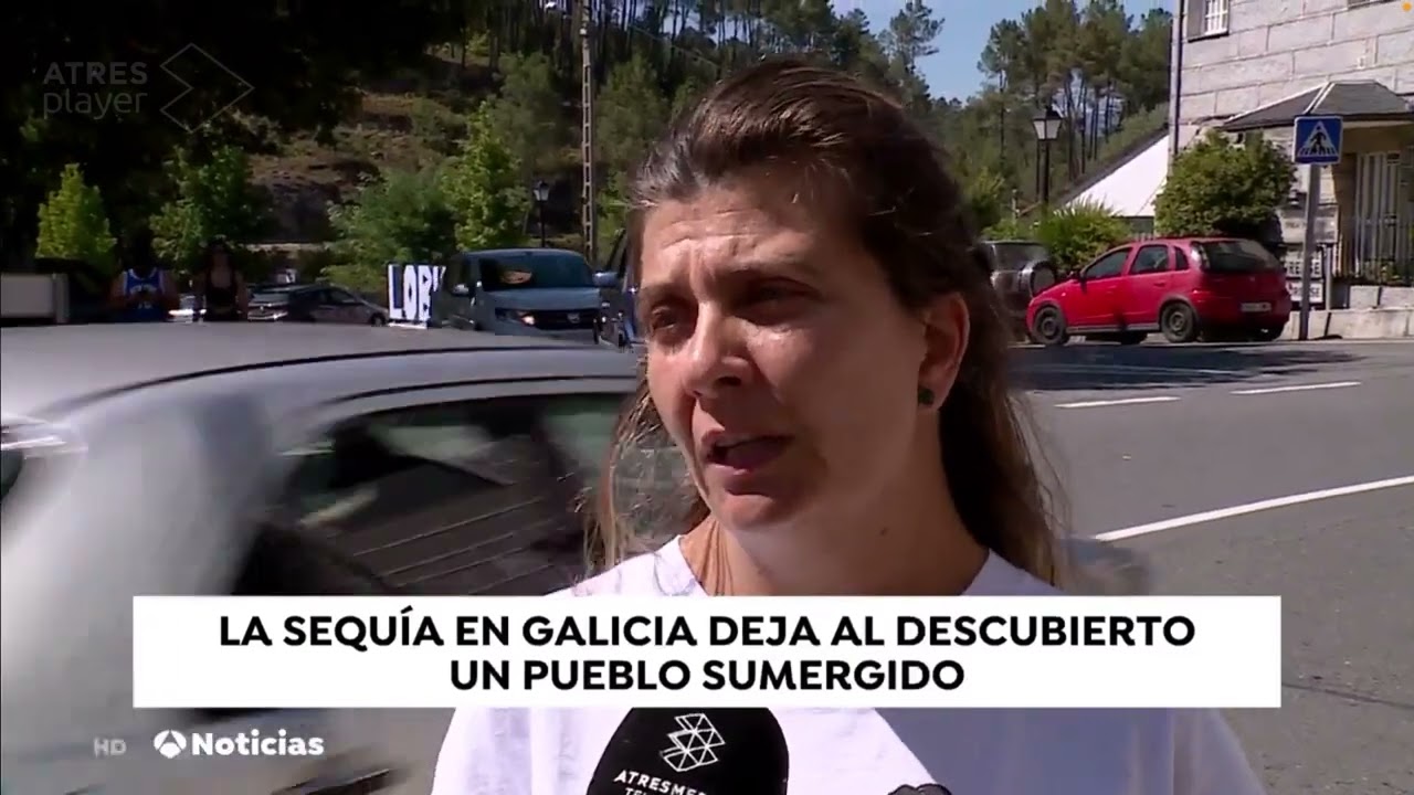 La sequ&iacute;a deja al descubierto la aldea ourensana de Aceredo, en Lobios