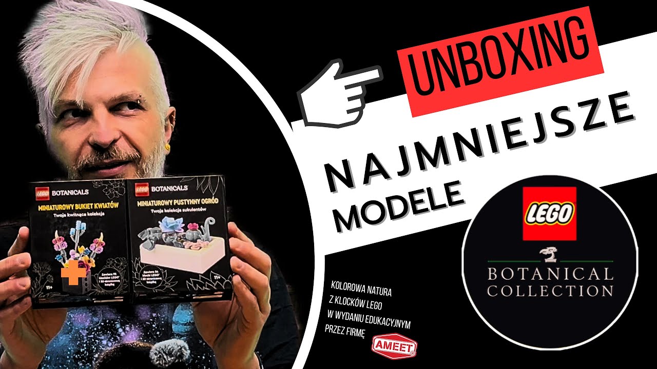Najmniejsze LEGO® Botanicals! 🌼 UNBOXING miniaturowch setów od Ameet