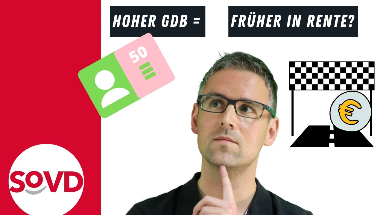 Hoher Grad der Behinderung = Noch fr&uuml;her in Rente als mit GdB 50?