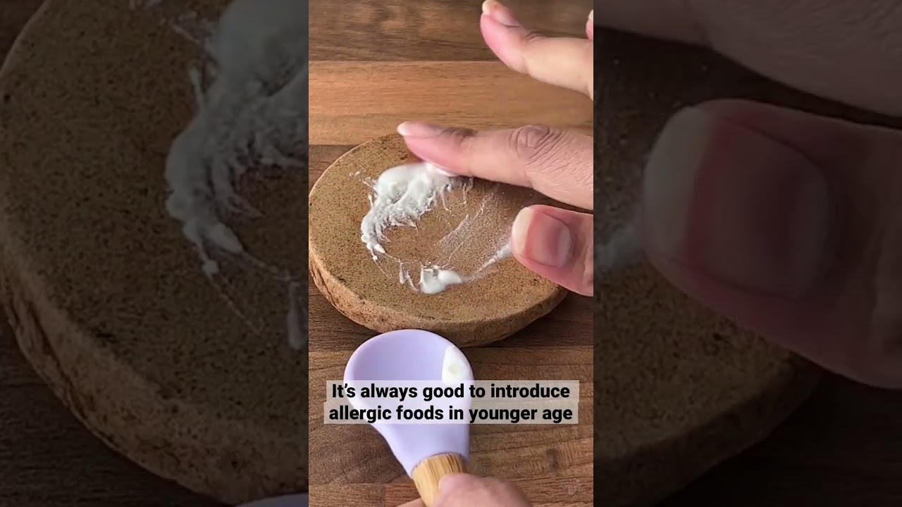 How to serve Almonds to baby! Read description to know more!!  #shorts #babyfood #weaning