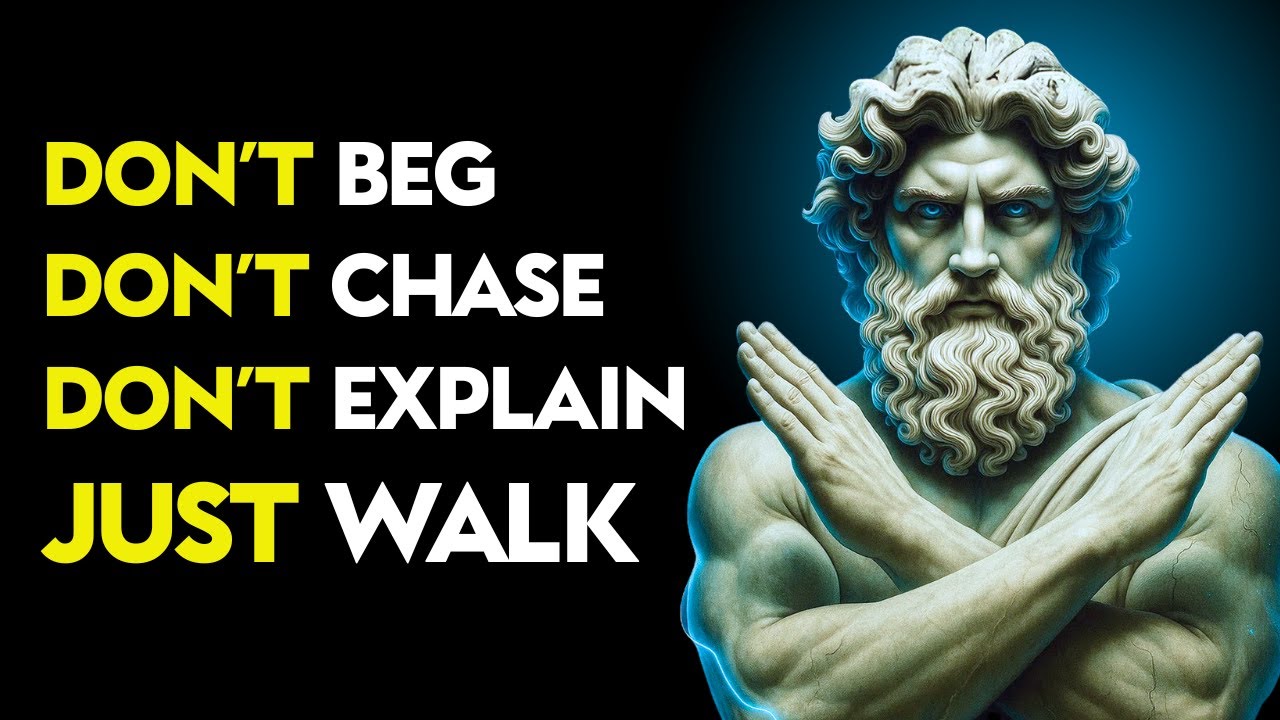 Don’t Chase, Don’t Beg, Don’t Explain – Let Your Silence Speak Louder Than Words | Stoic habits