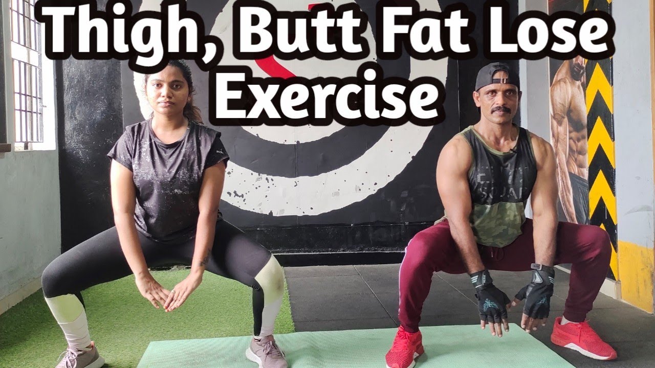 How to Reduce Thigh  🔥 and Butt Fat in just 21 Days | 8 Simple Exercise to get Slim Legs