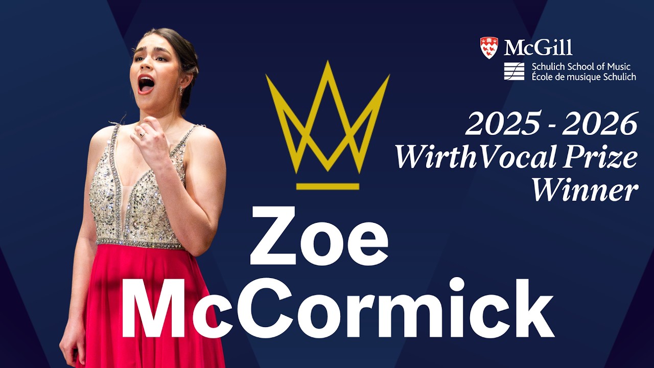 Zoe McCormick | Wirth Vocal Prize 2025-2026 Winner