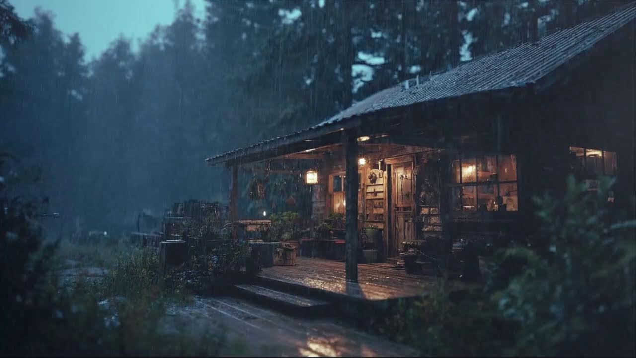 Relaxing Rainstorm Ambience for Deep Sleep - Fall Asleep Fast Tonight | Study & Focus Background