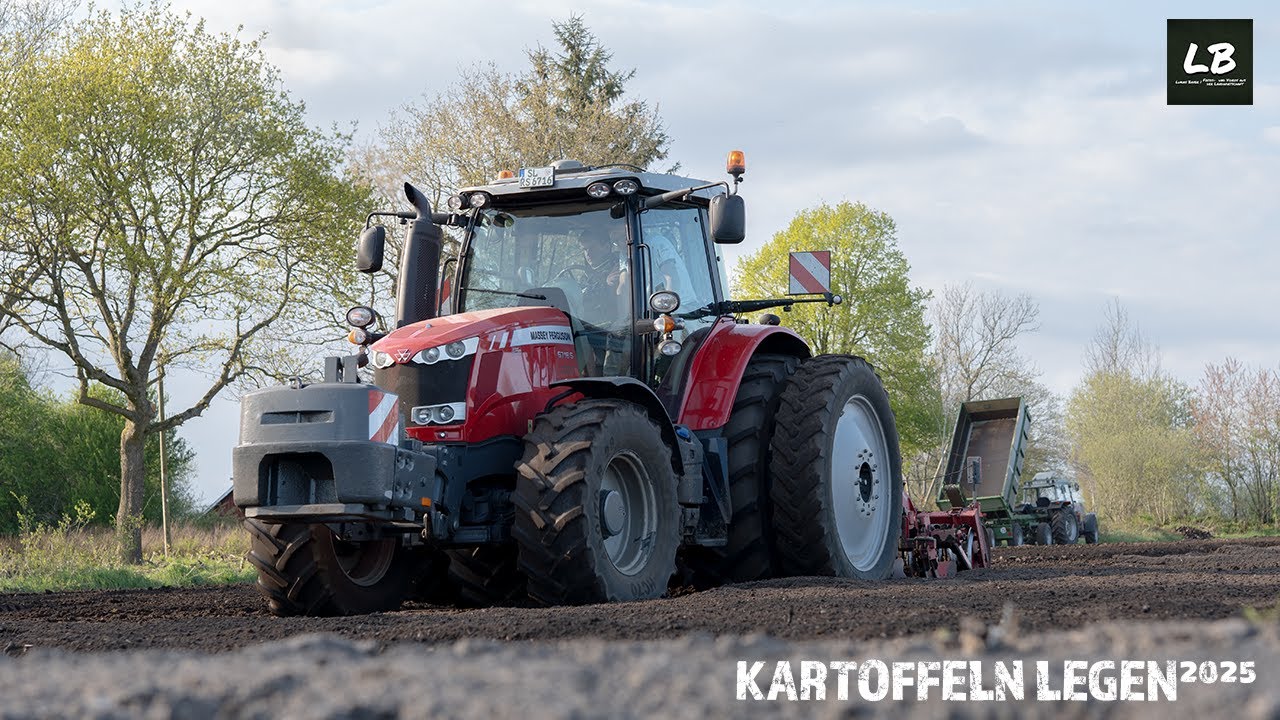 Kartoffeln legen 2025 | John Deere - Massey Ferguson - Grimme [Sound]