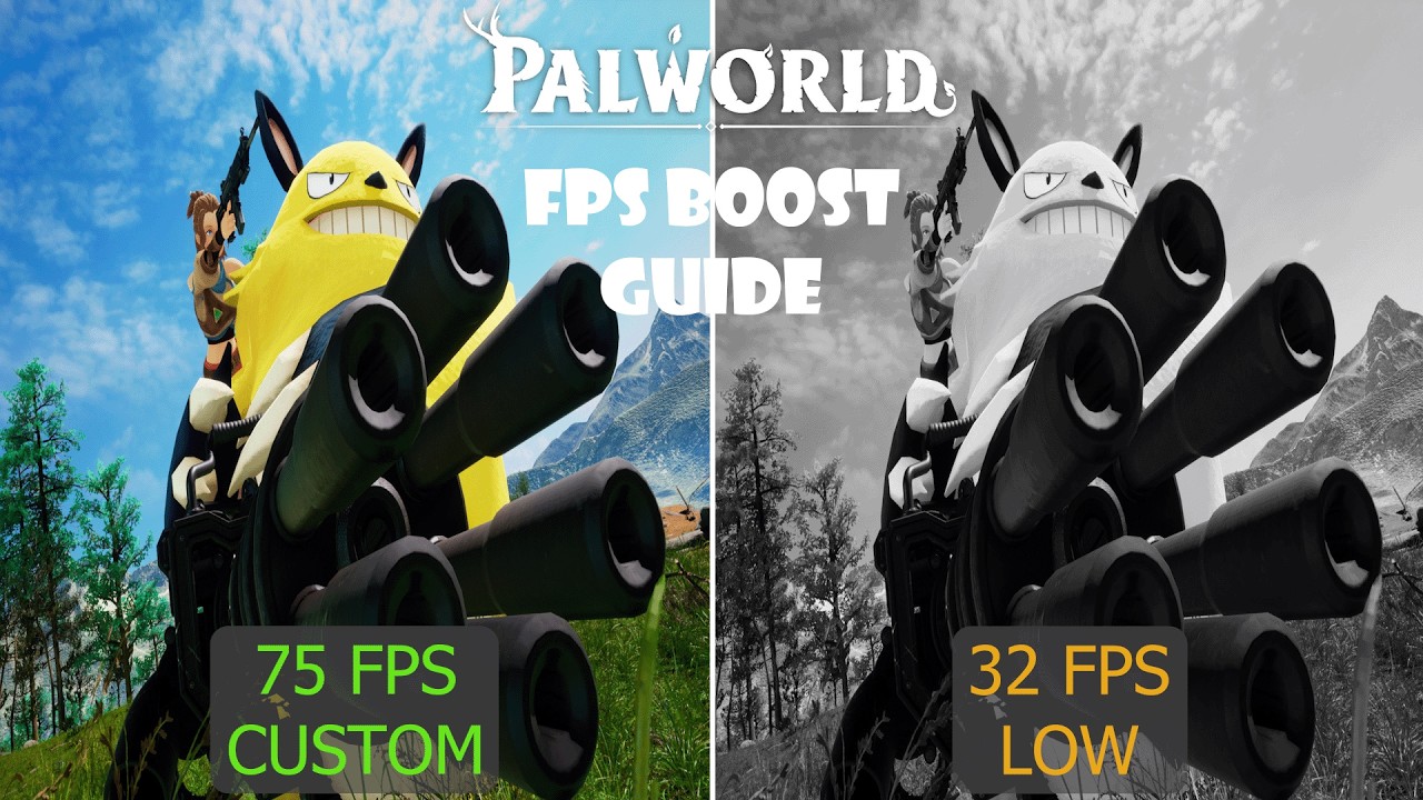 Palworld FPS Boost Guide For Low End PCs. 134% FPS Boost With Custom Settings.