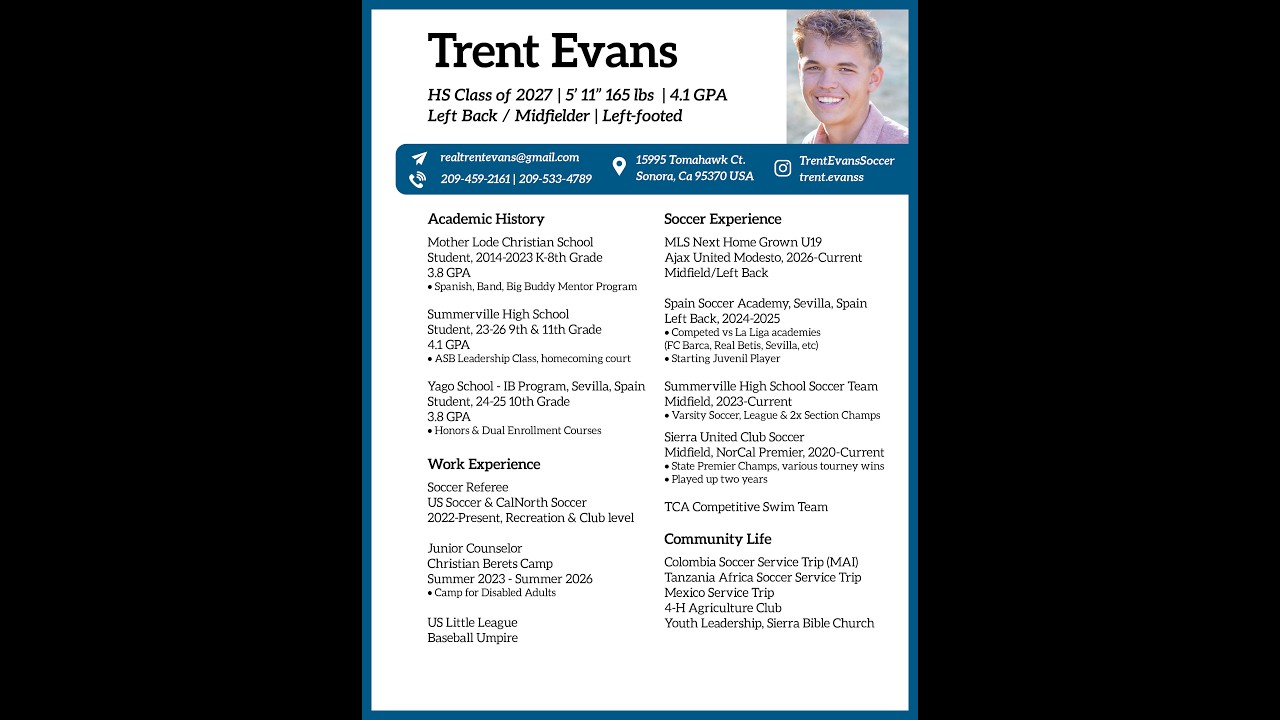 Trent Evans | Soccer Highlights 2025-26