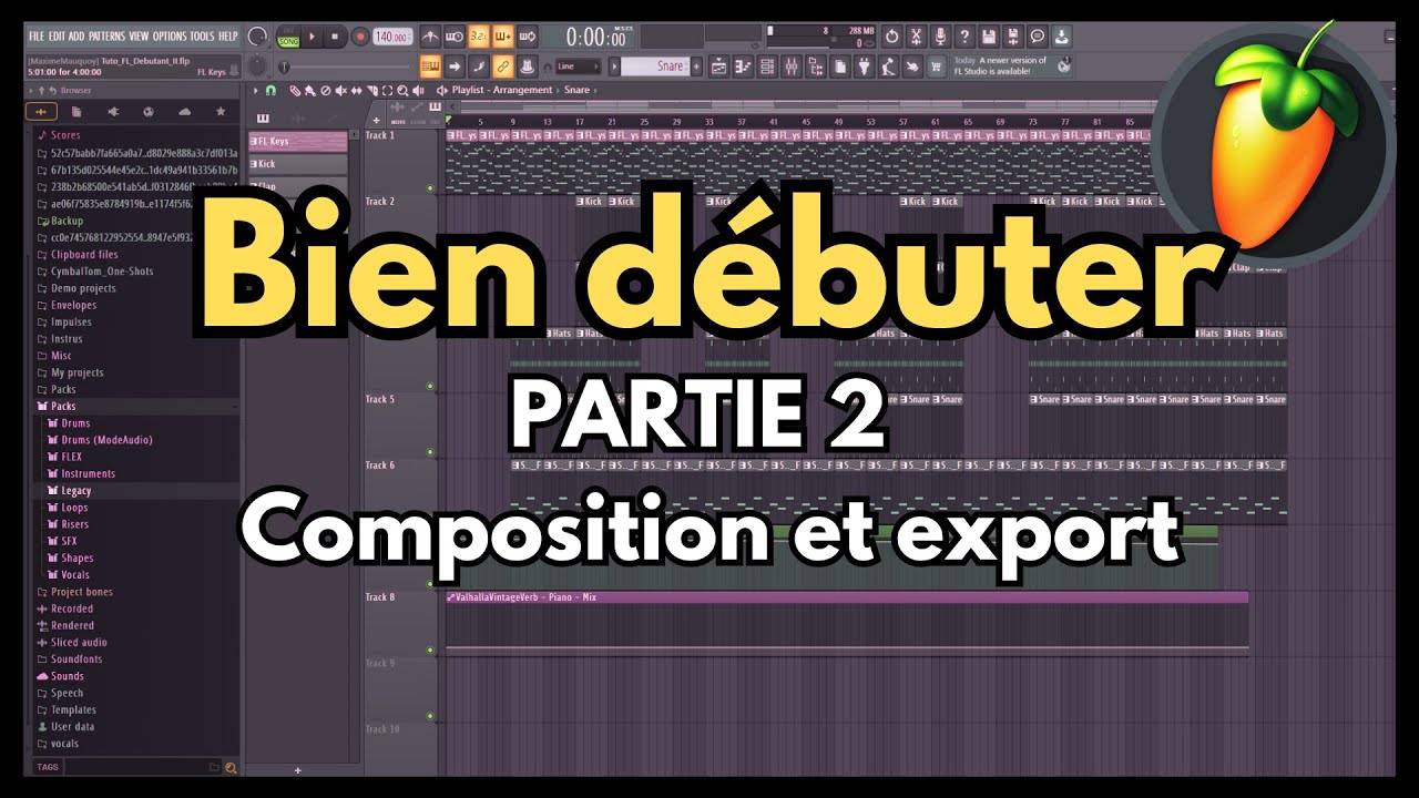 FL Studio – Tout pour bien débuter (Part. II) | Bases de la composition, Structure, Mix & Export