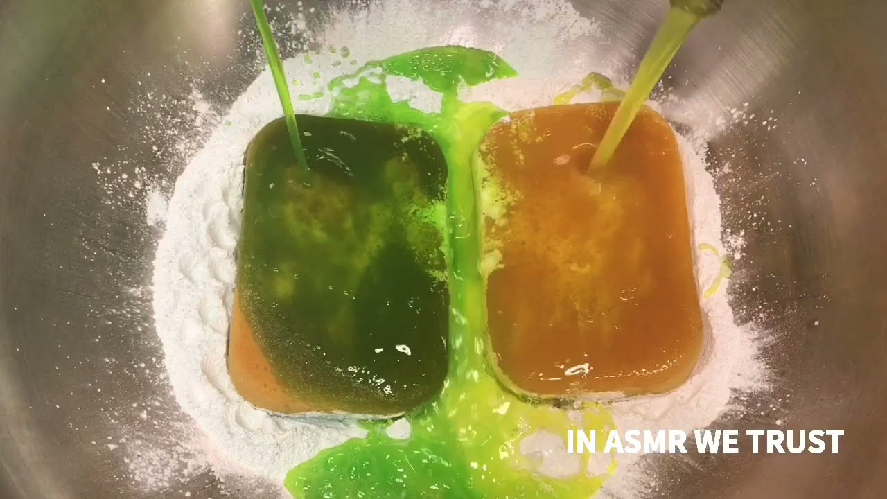 Apple & Lemon Pinalen Paste | Sponge Squeezing Asmr