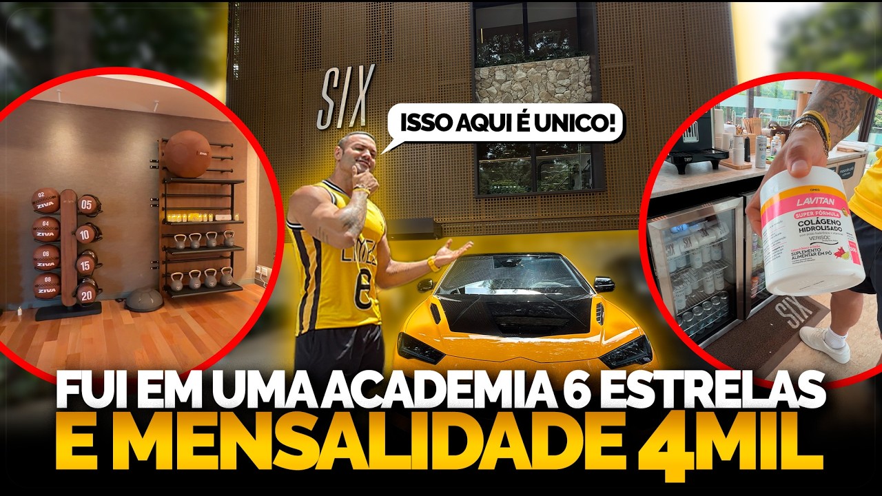 ACADEMIA 6 ESTRELAS NO BRASIL? EU FUI CONFERIR!