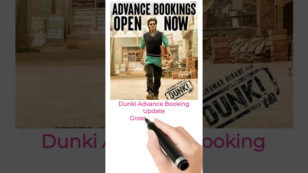 Dunki Advance booking | advance booking of Dunki #dunki #dunkimovieupdate
